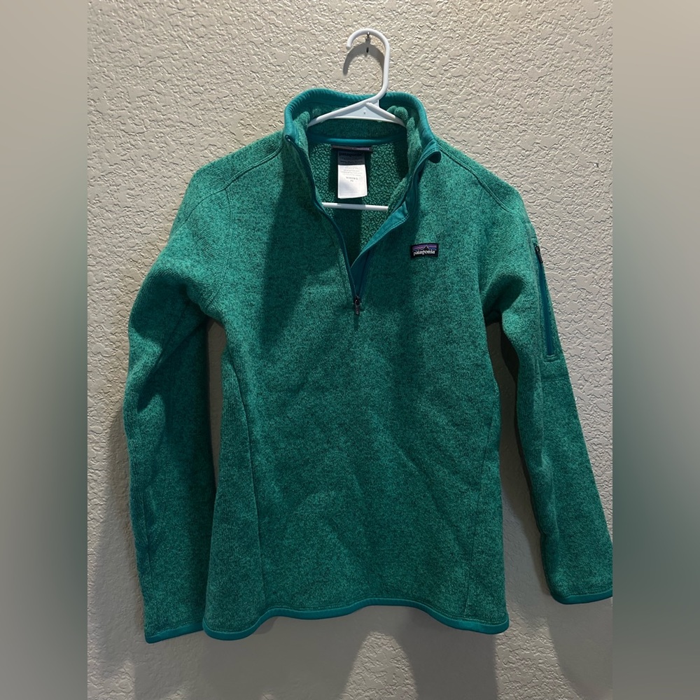 Green Patagonia 1/4 Zip Pullover